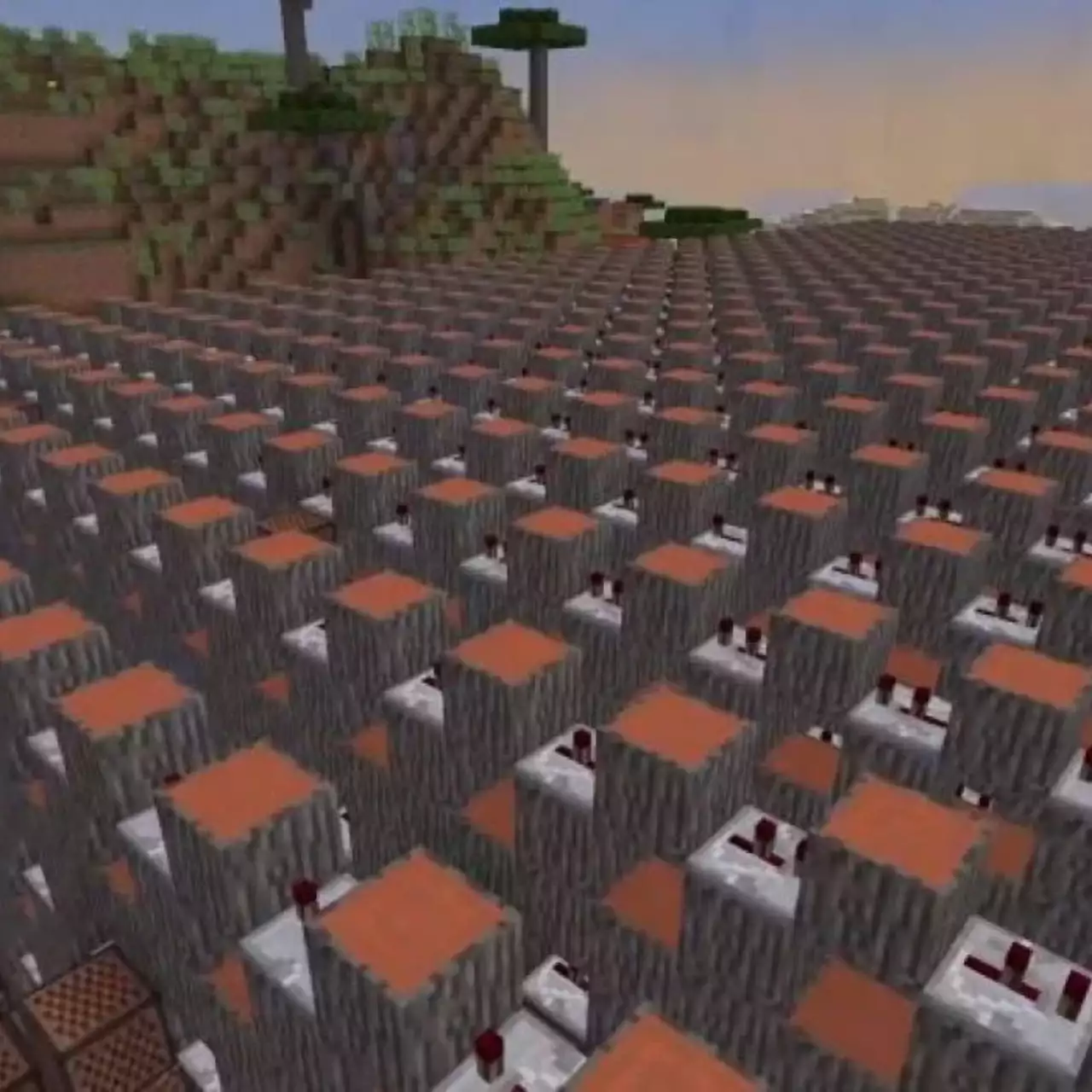 Геймер построил в Minecraft огромный массив из музыкальных блоков, играющий известную песню Геймер построил в Minecraft огромный массив из музыкальных блоков, играющий известную песню