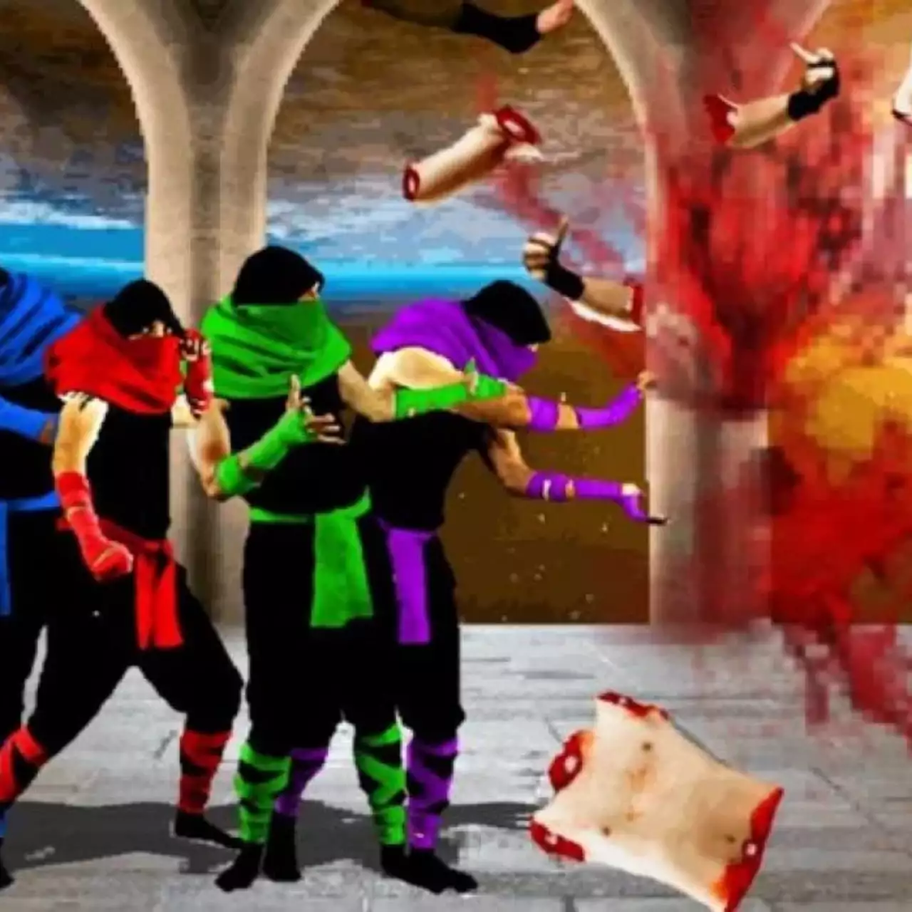 Анонсирован новый файтинг в стиле Mortal Kombat с кровавыми комбо, чит-кодами и кучей бойцов. В игре появится Джакс