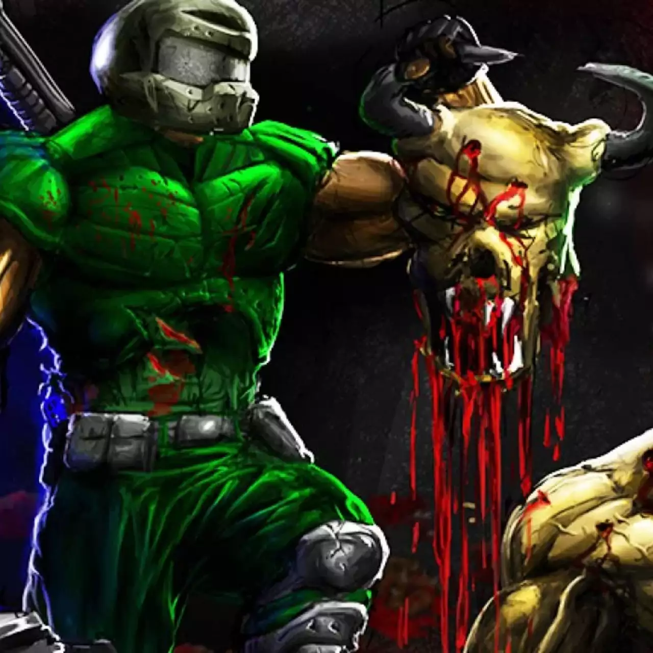 Doom 2 объединили с Quake в одной игре. Появились новые карты и монстры Doom 2 объединили с Quake в одной игре. Появились новые карты и монстры