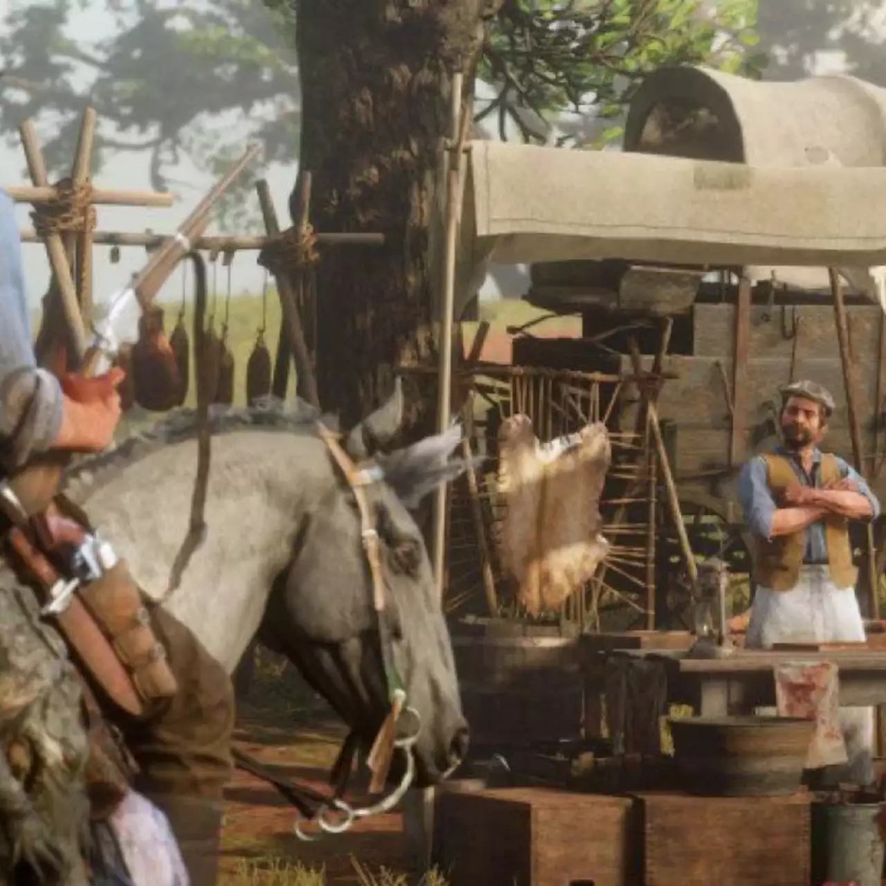 Что сделать из шкуры легендарного медведя в Red Dead Redemption 2 — где найти охотника (Trapper) — гайд