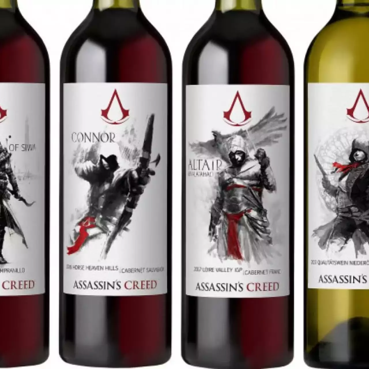 Героев Assassin's Creed разлили по винным бутылкам Героев Assassin's Creed разлили по винным бутылкам