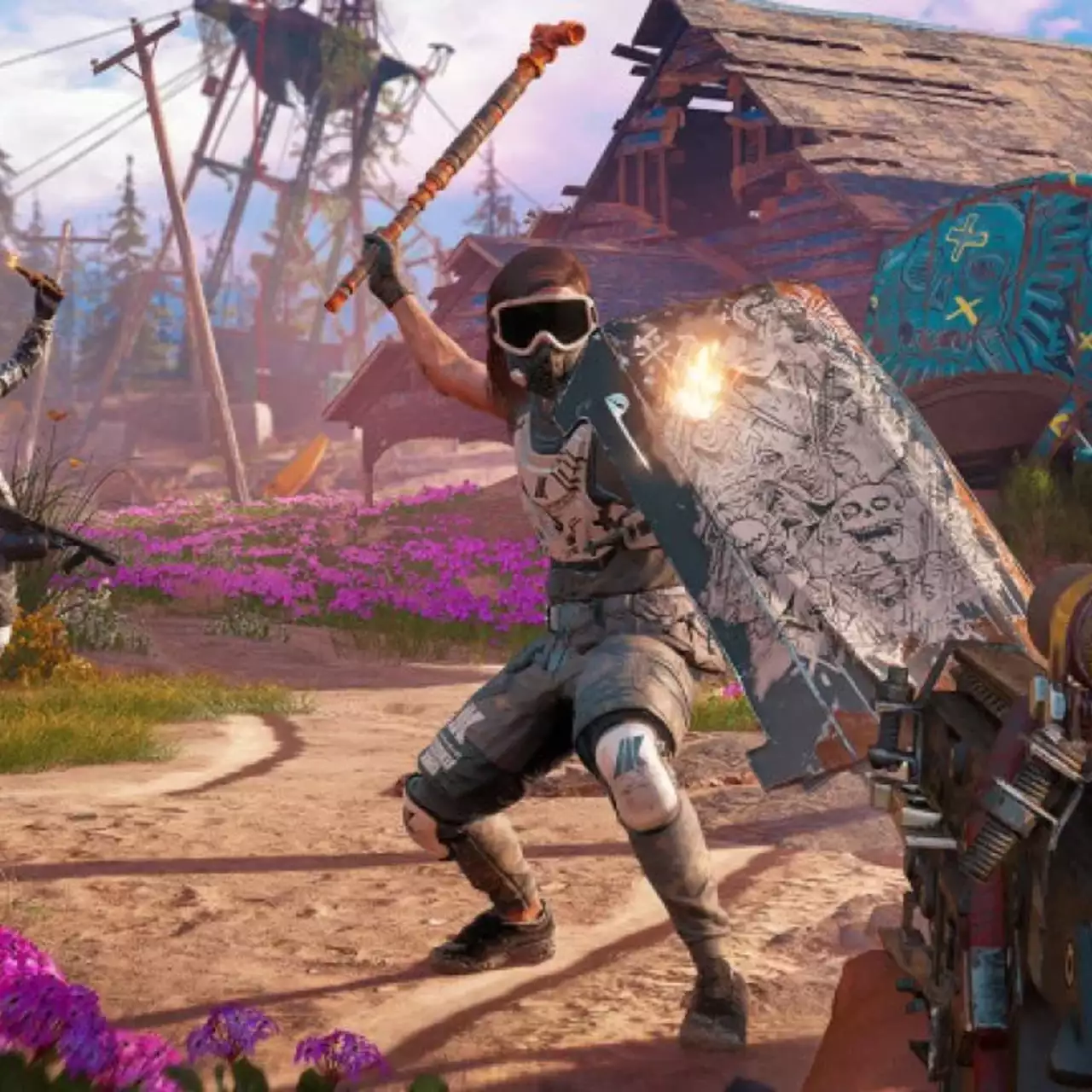 Посмотрите шесть минут нового геймплея Far Cry New Dawn — стелс, езда на машине и пиломет Посмотрите шесть минут нового геймплея Far Cry New Dawn — стелс, езда на машине и пиломет