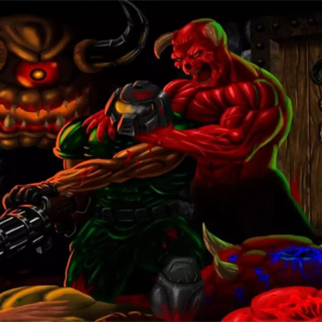 Doom скрестили с еще одним легендарным шутером и получилась «кровавая смесь» Doom скрестили с еще одним легендарным шутером и получилась «кровавая смесь»