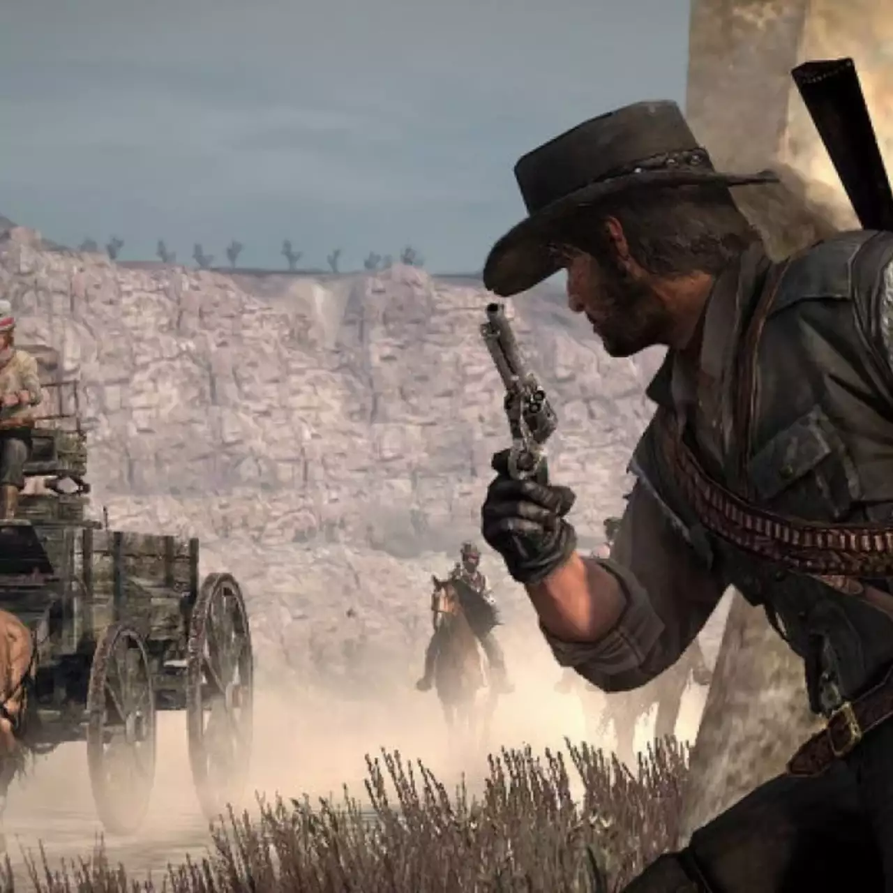 Red Dead Redemption снова запустили на PC и получили стабильные 30 FPS. Но деревья стали пластмассовыми (видео) Red Dead Redemption снова запустили на PC и получили стабильные 30 FPS. Но деревья стали пластмассовыми (видео)