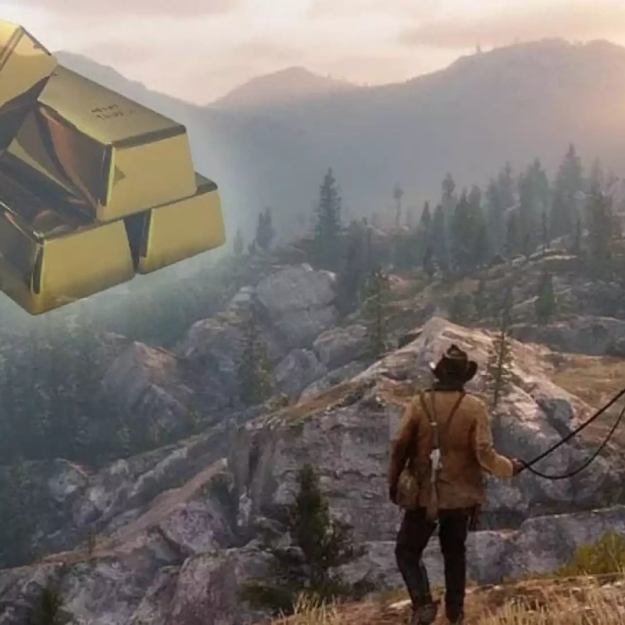 В Red Dead Online дарят золотые слитки В Red Dead Online дарят золотые слитки