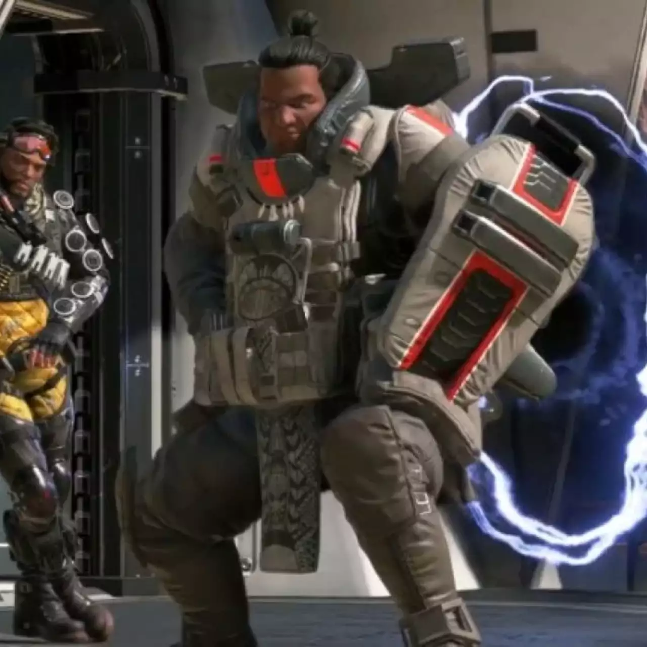 Геймеры нашли двух новых героев в трейлере Apex Legends. Один из них — робот, другой — парень с реактивным ранцем Геймеры нашли двух новых героев в трейлере Apex Legends. Один из них — робот, другой — парень с реактивным ранцем