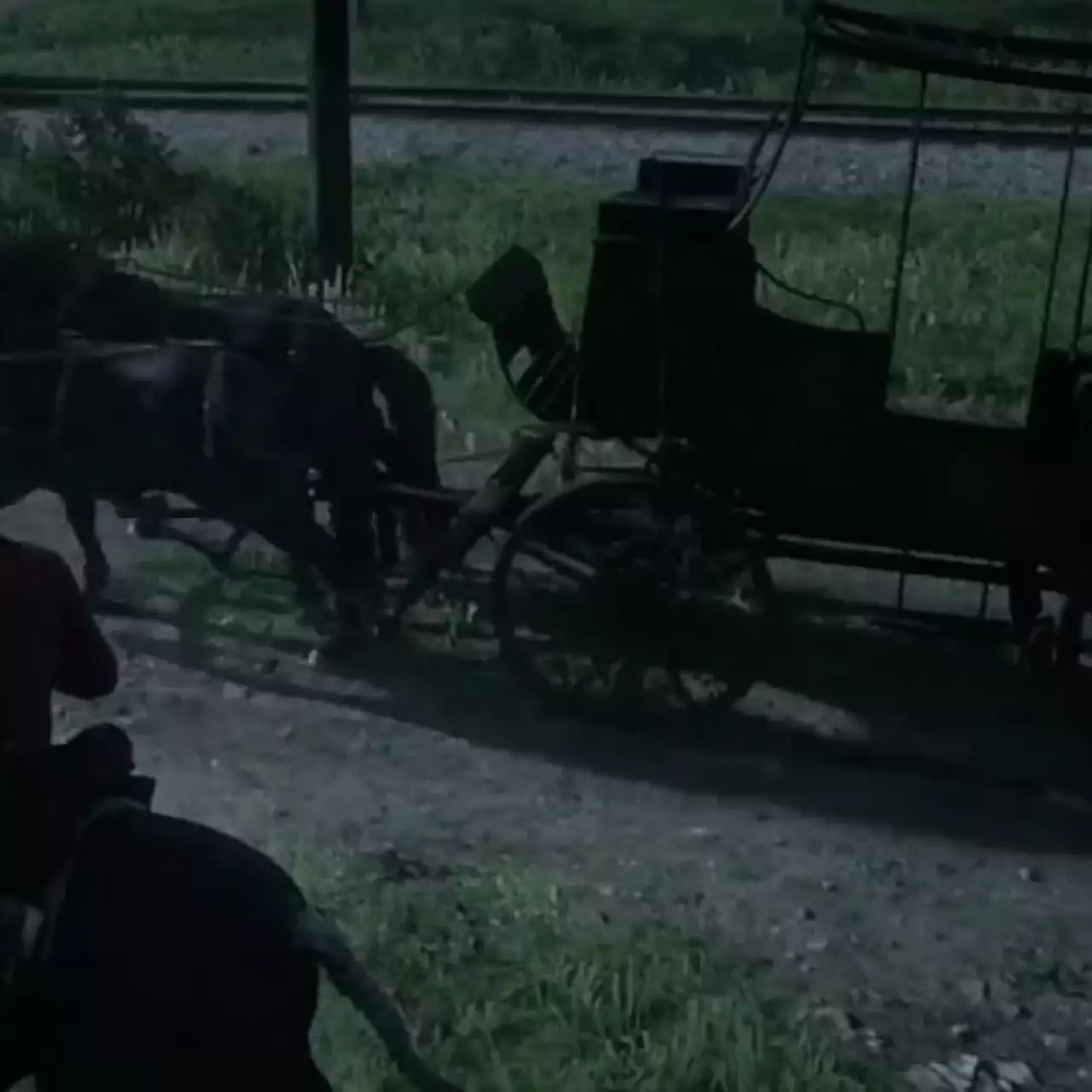 Баг в Red Dead Online «убил» всех НПС и животных в игре. Остались только повозки с призраками Баг в Red Dead Online «убил» всех НПС и животных в игре. Остались только повозки с призраками