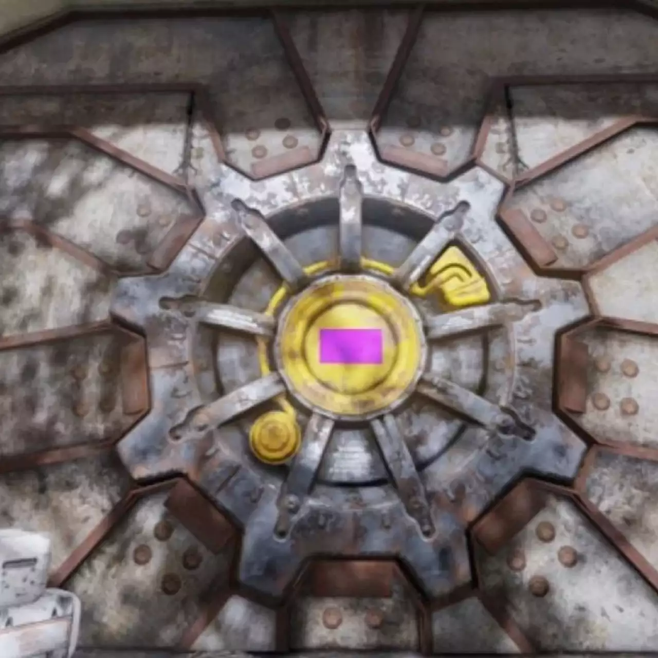 Еще одна ошибка: в Fallout 76 нашли секретное Убежище с розовым прямоугольником вместо текстуры Еще одна ошибка: в Fallout 76 нашли секретное Убежище с розовым прямоугольником вместо текстуры