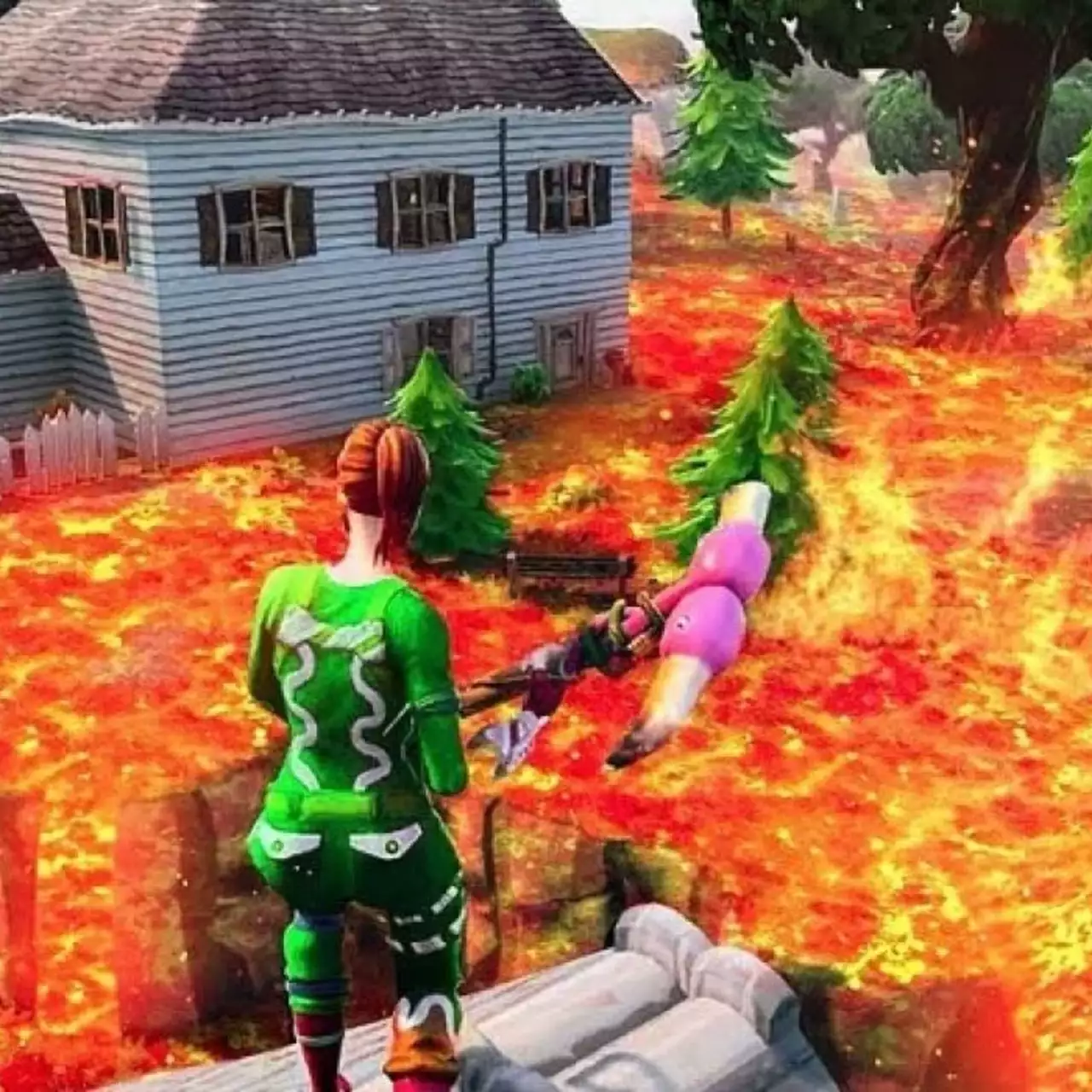 «Пол — это лава». В Fortnite появится популярная игра детства «Пол — это лава». В Fortnite появится популярная игра детства