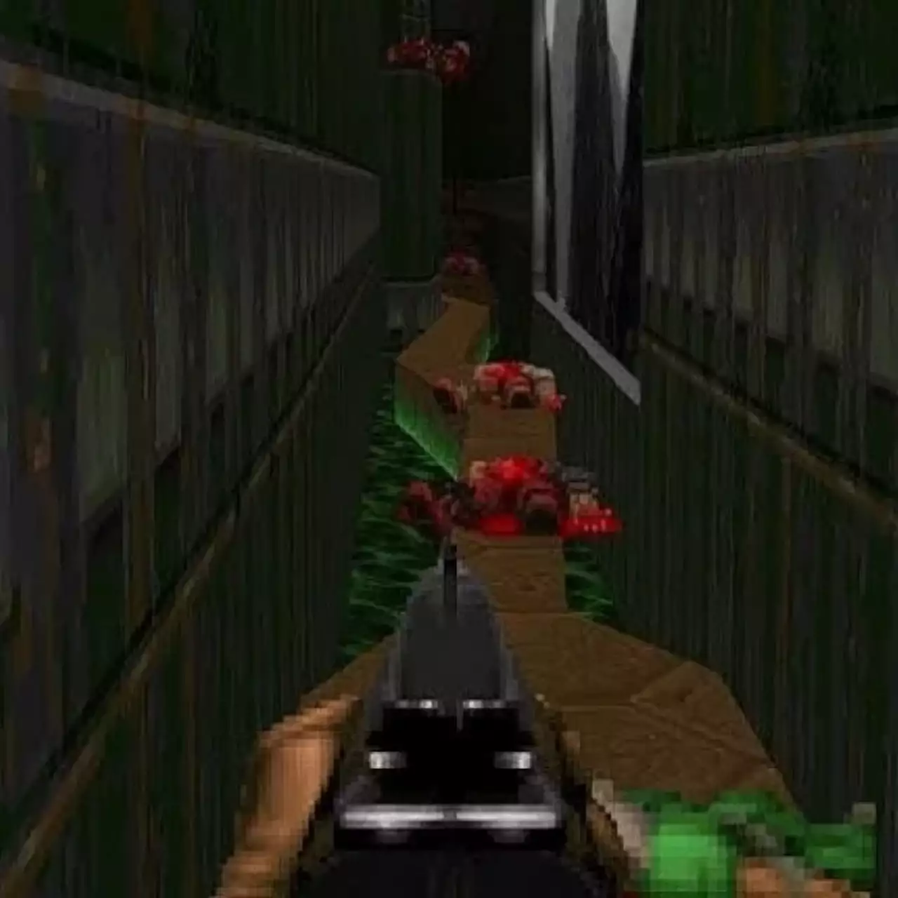 Посмотрите, как выглядел бы Doom, если бы все уровни игры состояли из одного узкого коридора