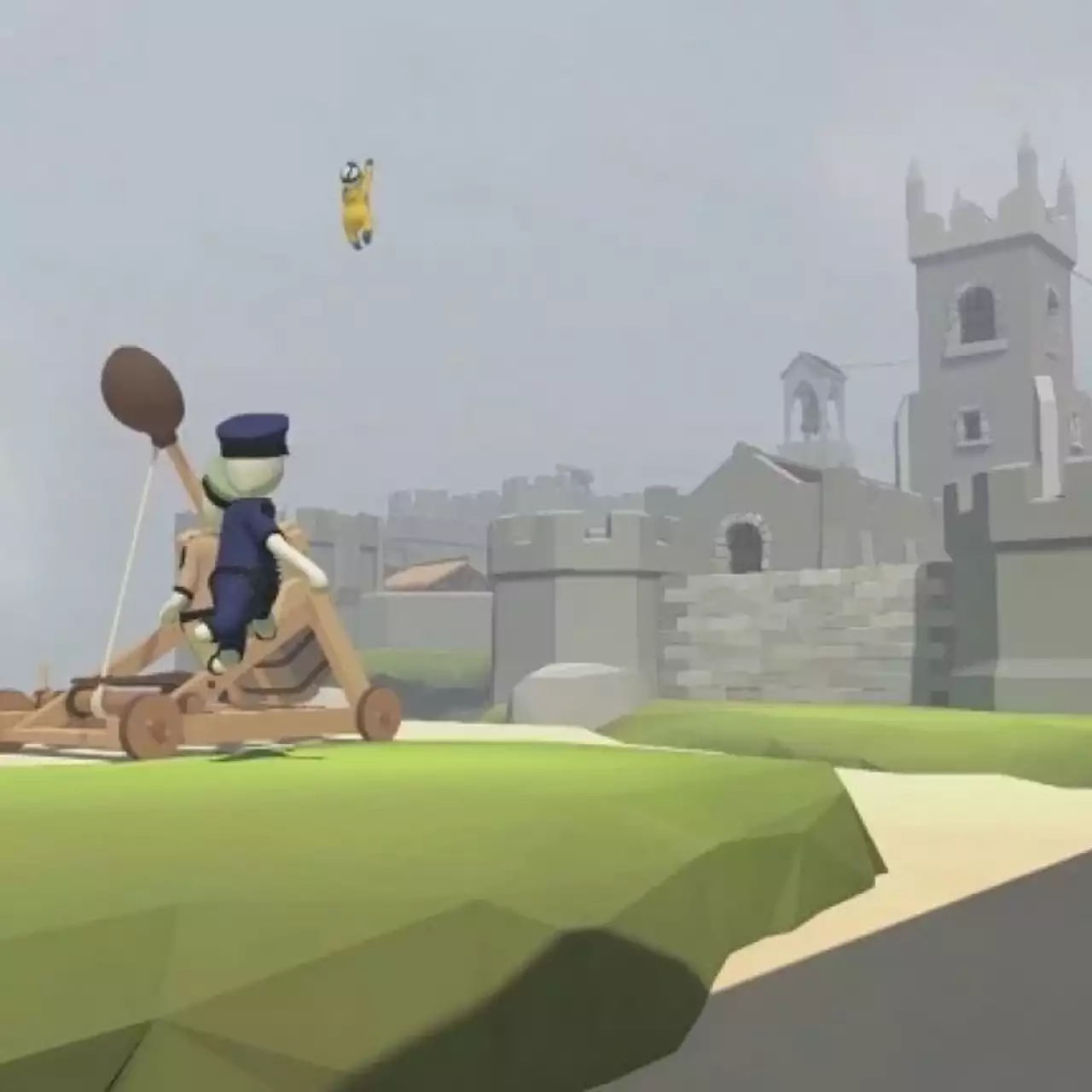 Драки на световых мечах и путешествия по стройке — стрим Human: Fall Flat Драки на световых мечах и путешествия по стройке — стрим Human: Fall Flat