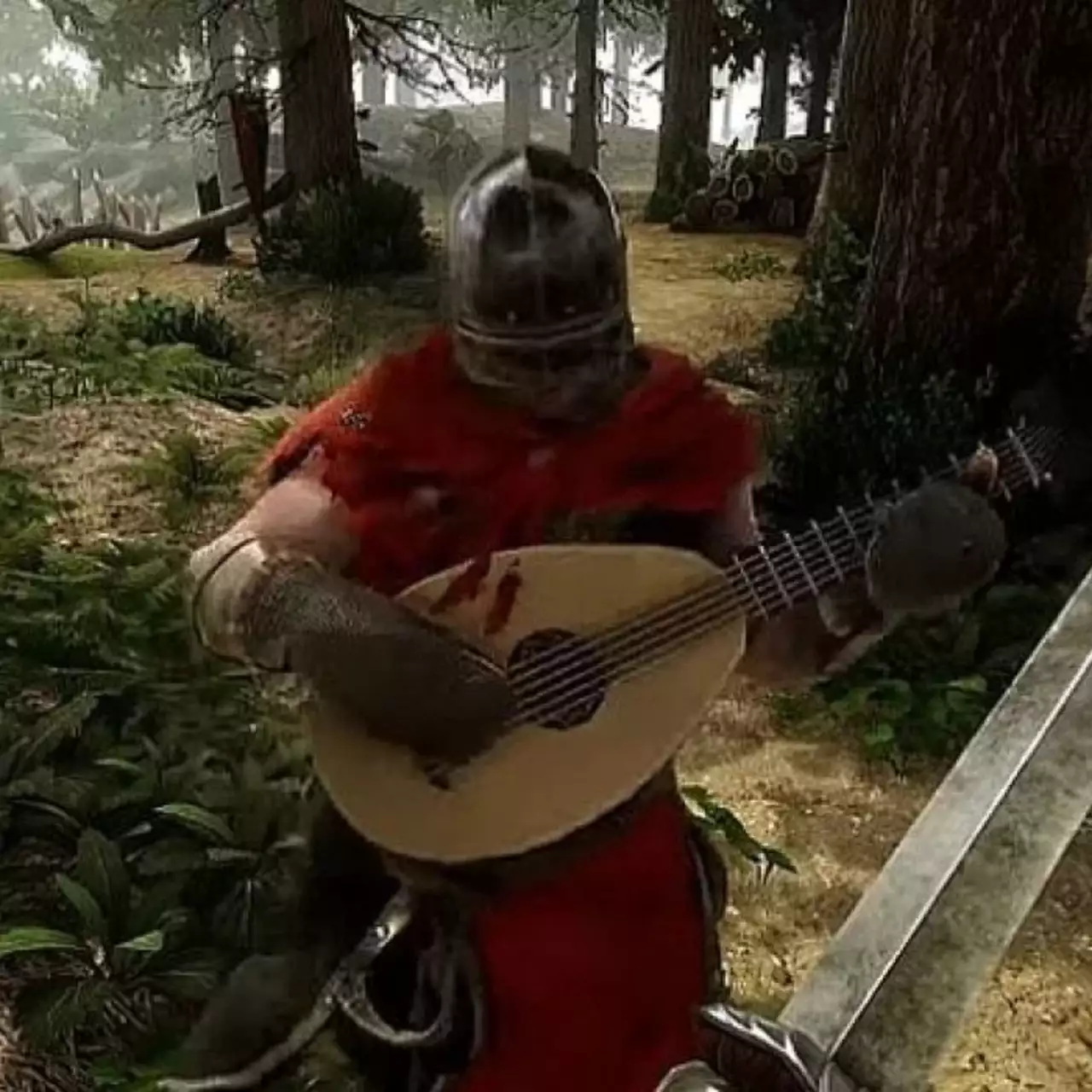 Для слэшера Mordhau вышел первый мод. Он позволяет играть на лютне любые известные мелодии Для слэшера Mordhau вышел первый мод. Он позволяет играть на лютне любые известные мелодии
