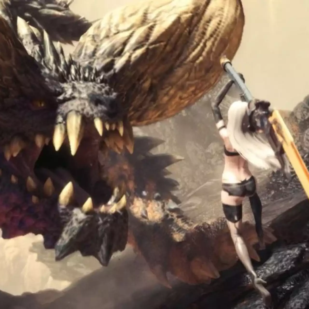 Моддер добавил в Monster Hunter: World сразу трех персонажей из NieR: Automata Моддер добавил в Monster Hunter: World сразу трех персонажей из NieR: Automata