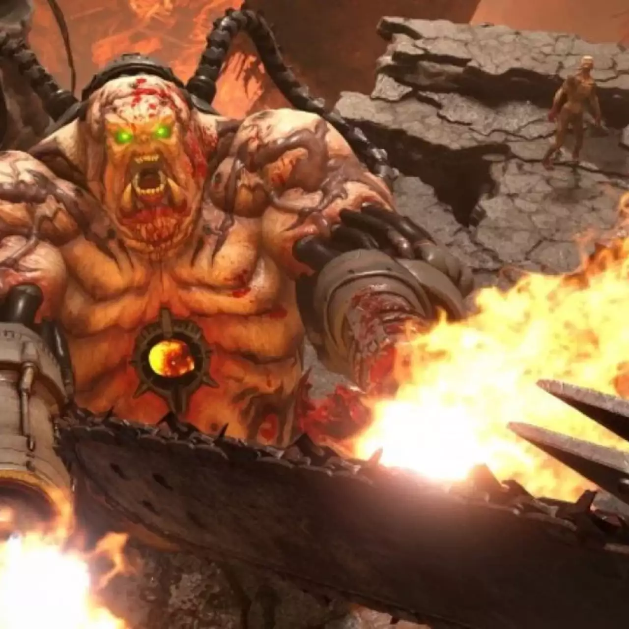 Разработчики Doom Eternal опубликовали новый арт игры. На нем можно увидеть «Врата ада» Разработчики Doom Eternal опубликовали новый арт игры. На нем можно увидеть «Врата ада»