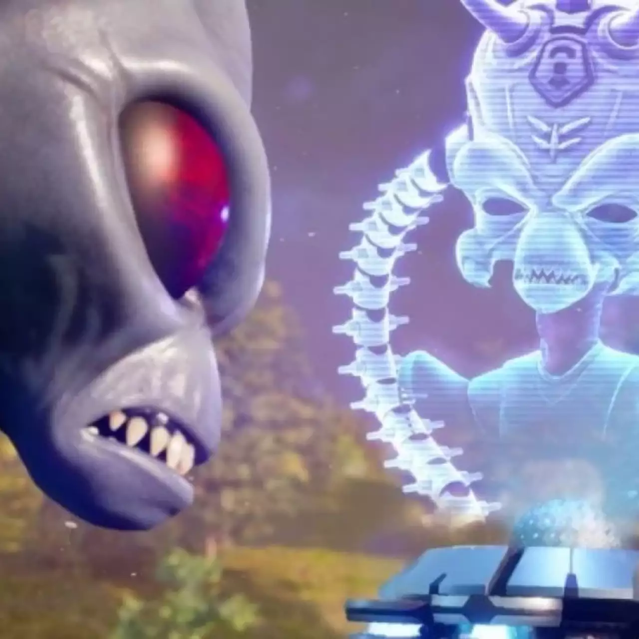 Опубликовано 13 минут нового геймплея ремейка Destroy All Humans — телекинез, коровы и реактивный ранец