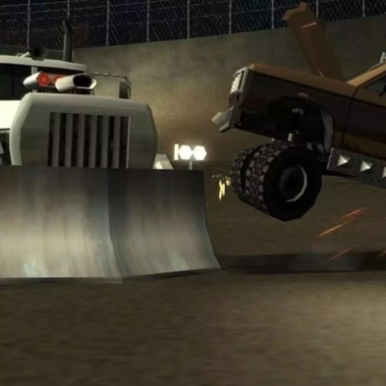 Школьный автобус дерётся с бетономешалкой в моде для GTA San Andreas от русского автора Школьный автобус дерётся с бетономешалкой в моде для GTA San Andreas от русского автора