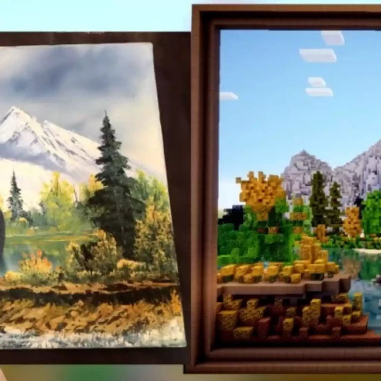 Фанат перенес одну из картин художника Боба Росса в Minecraft, сделав её трехмерной (видео) Фанат перенес одну из картин художника Боба Росса в Minecraft, сделав её трехмерной (видео)