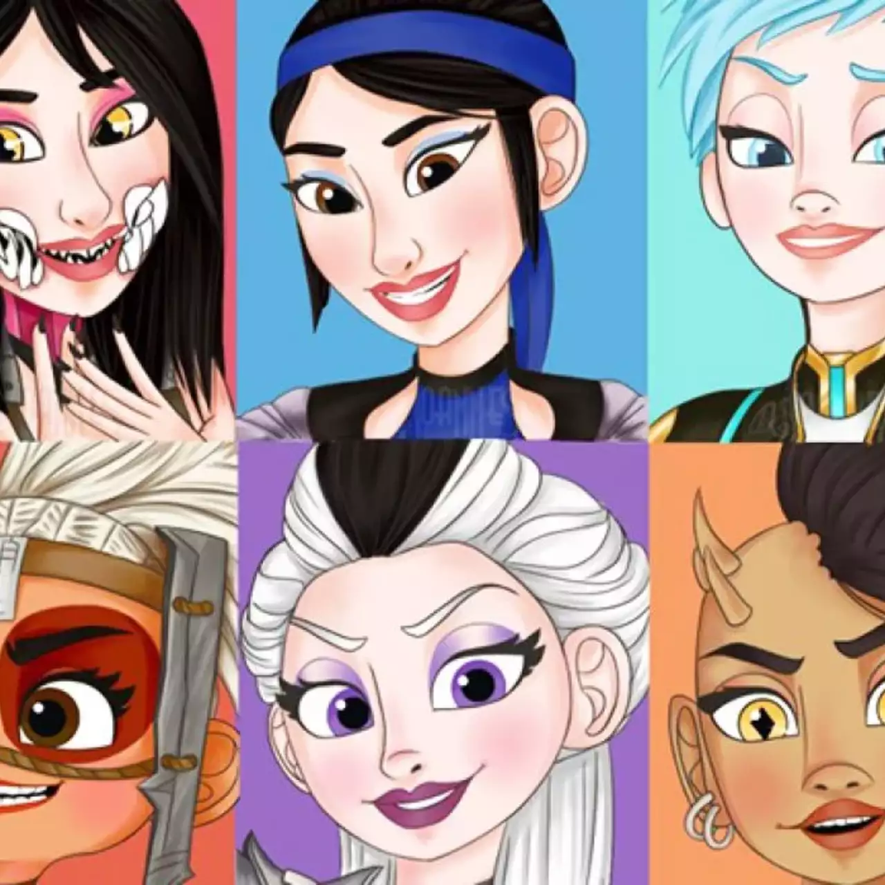 Девушек из Mortal Kombat показали в образе героинь мультфильма Disney. Эду Буну понравилось Девушек из Mortal Kombat показали в образе героинь мультфильма Disney. Эду Буну понравилось