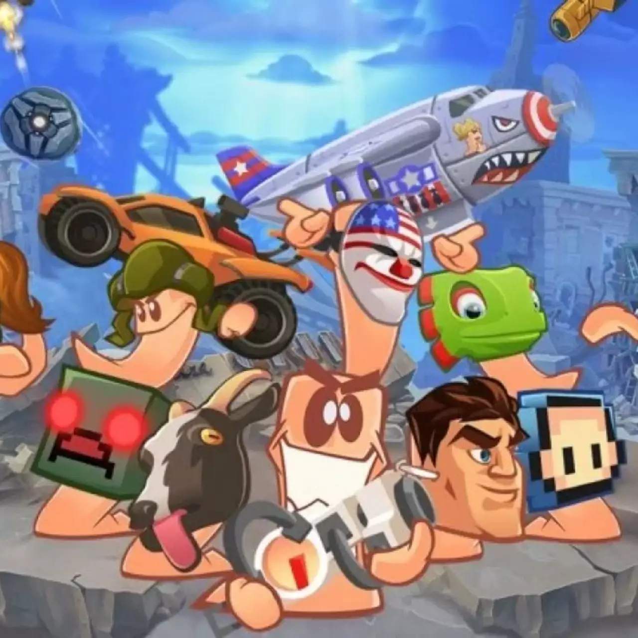Халява: весёлая 2D-игра про червячков Worms W.M.D стала бесплатной в Steam до конца выходных Халява: весёлая 2D-игра про червячков Worms W.M.D стала бесплатной в Steam до конца выходных