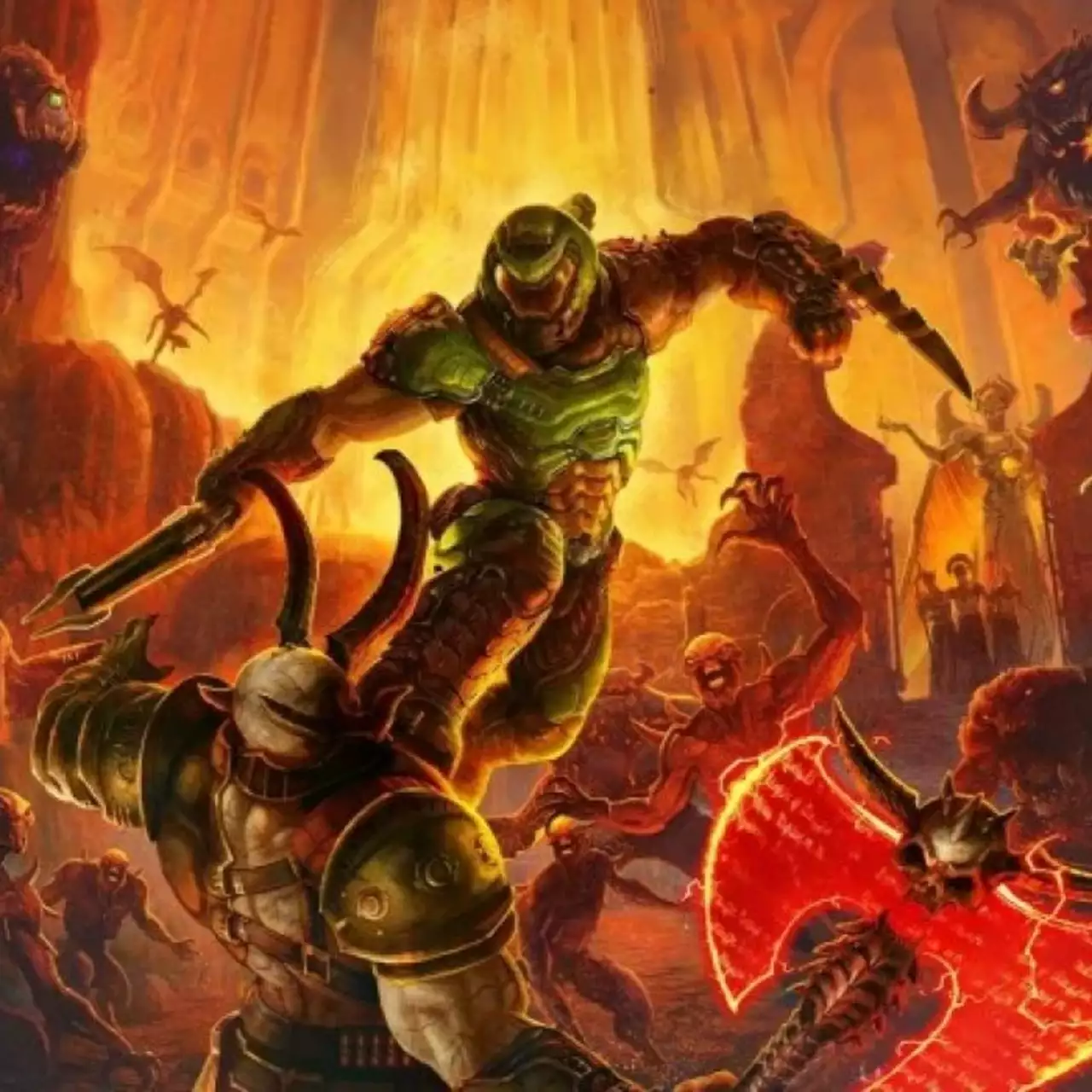 Вышел новый геймплей Doom Eternal — летающий демон с бензопилой, мультиплеер и много крови Вышел новый геймплей Doom Eternal — летающий демон с бензопилой, мультиплеер и много крови