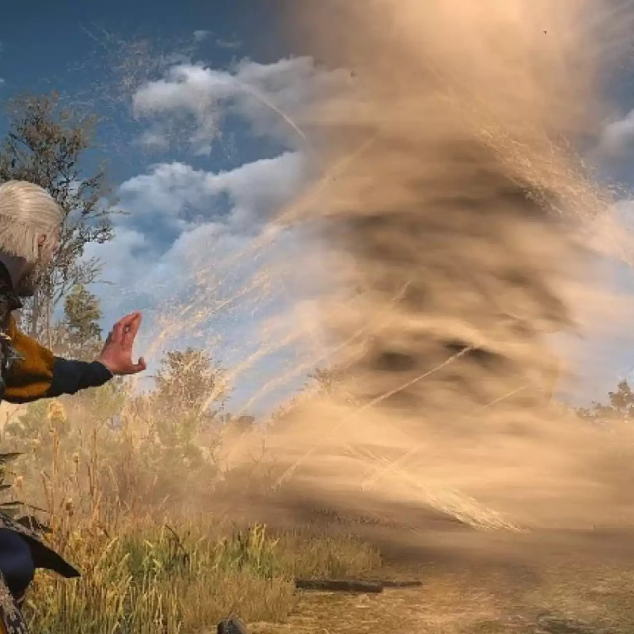 Геральта превратили в волшебника модом для The Witcher 3