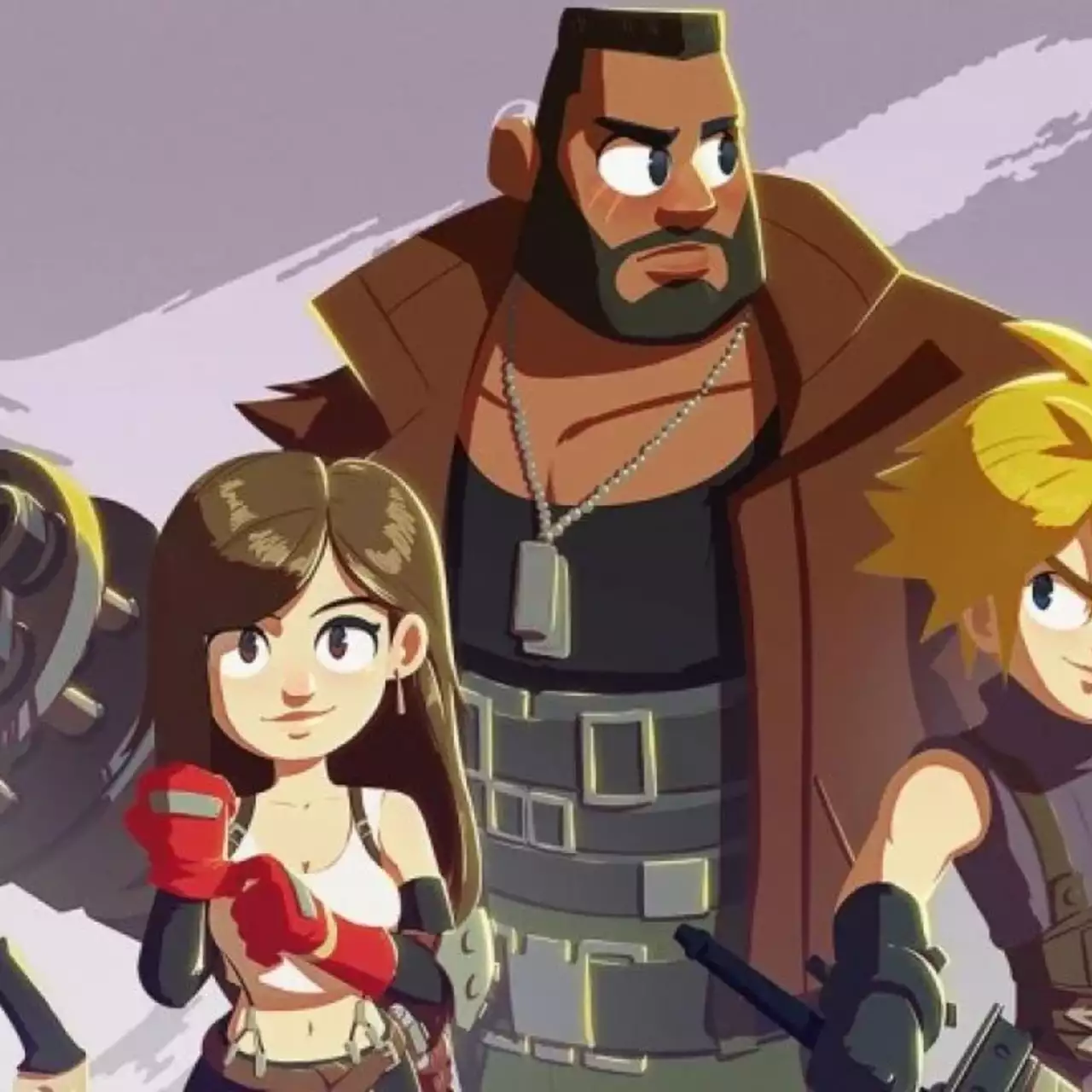 Художники нарисовали героев Final Fantasy VII в стиле мультфильма — арты Художники нарисовали героев Final Fantasy VII в стиле мультфильма — арты