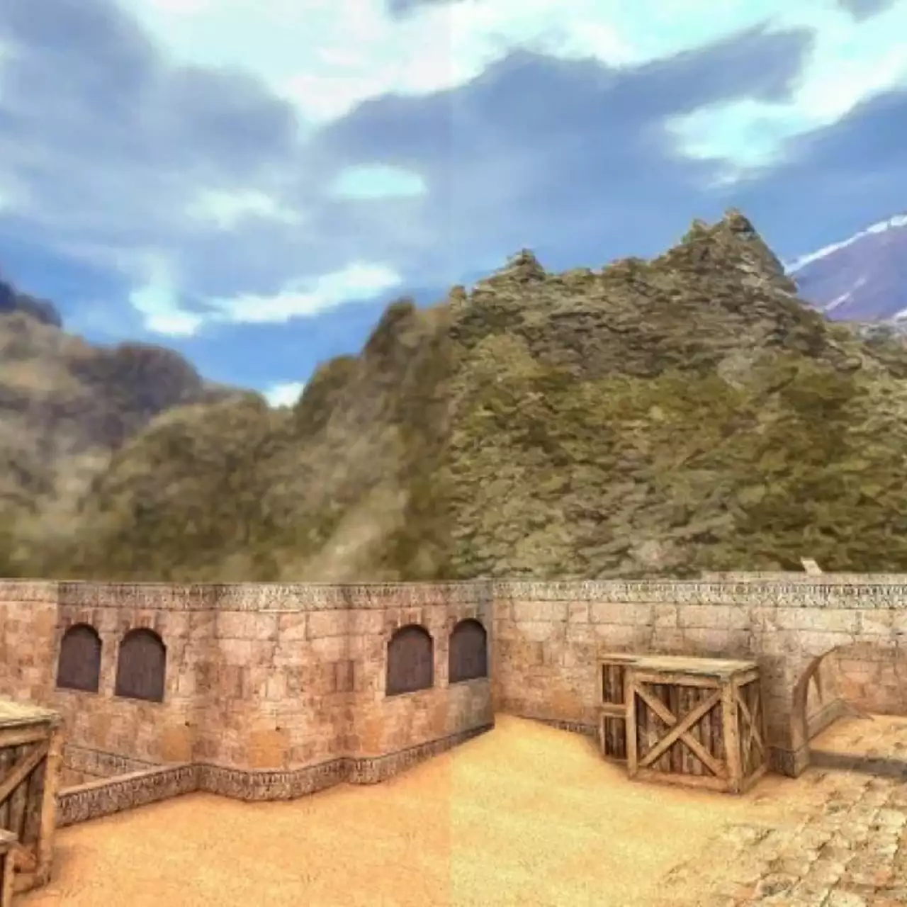Моддер улучшил ретро-версию карты de_dust 2 в CS:GO с помощью ИИ — скриншоты