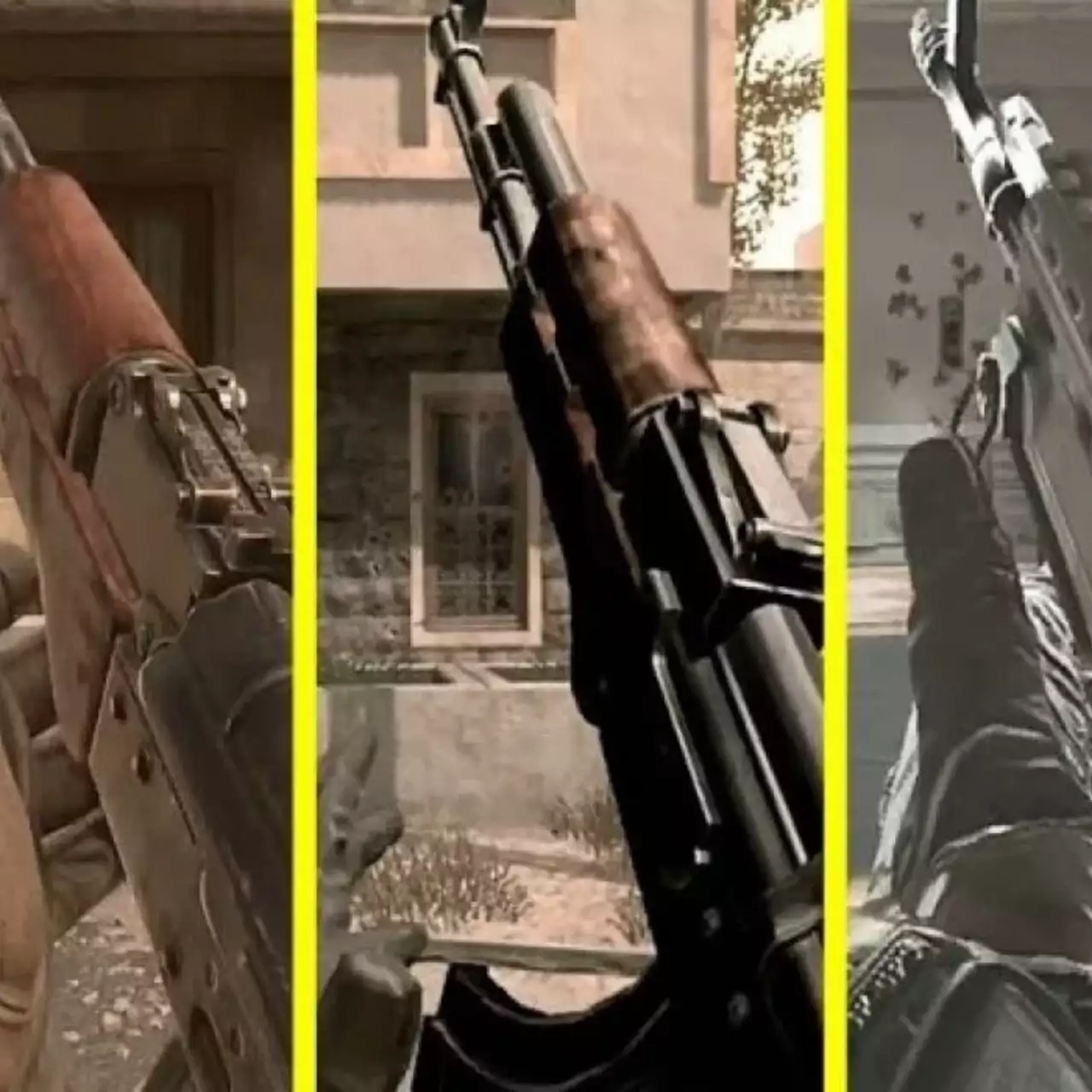 Стрельбу из АК-47 и другого оружия сравнили во всех частях Call of Duty: Modern Warfare Стрельбу из АК-47 и другого оружия сравнили во всех частях Call of Duty: Modern Warfare