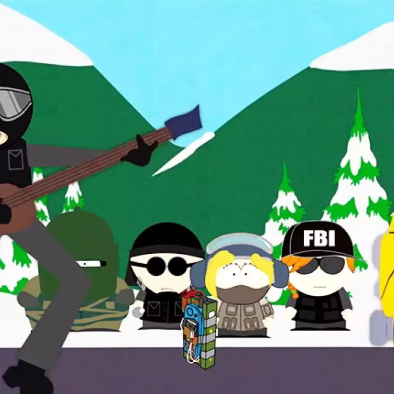 Фанат заменил героев мультика «Южный Парк» на персонажей Rainbow Six Siege Фанат заменил героев мультика «Южный Парк» на персонажей Rainbow Six Siege
