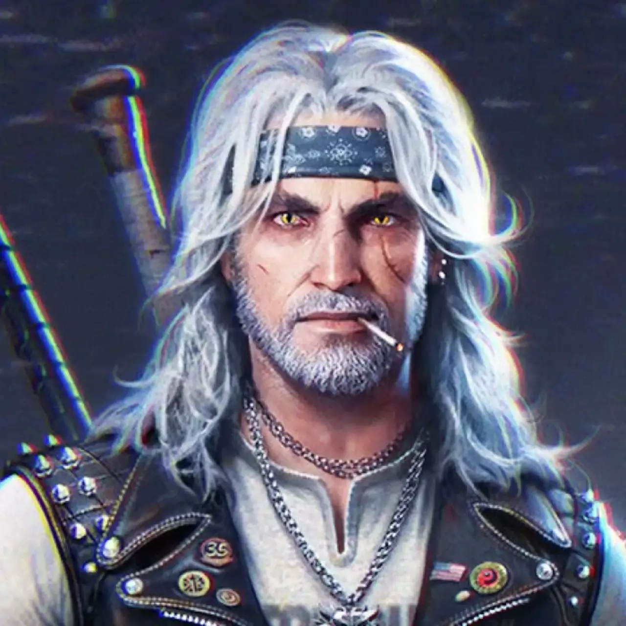 Россиянин показал, как бы выглядели Геральт и Йеннифэр из Witcher 3, если бы жили в 80-х Россиянин показал, как бы выглядели Геральт и Йеннифэр из Witcher 3, если бы жили в 80-х
