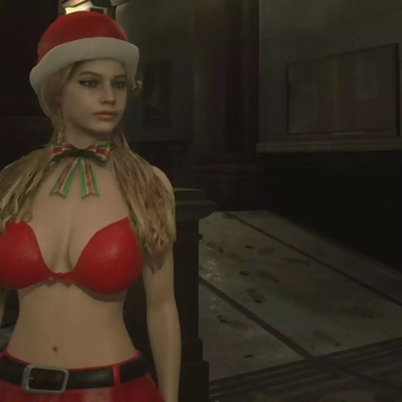 Моддер переодел Клэр из Resident Evil 2 в сексуальный новогодний наряд — видео Моддер переодел Клэр из Resident Evil 2 в сексуальный новогодний наряд — видео