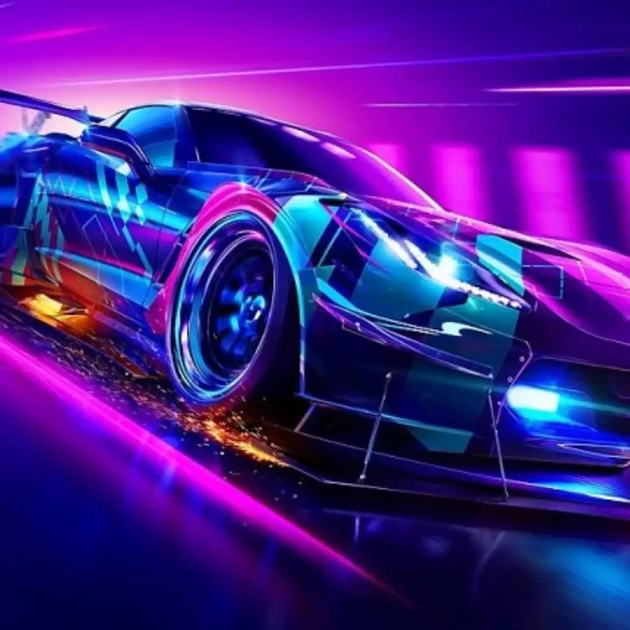 Все машины Need for Speed Heat показали в одном видео