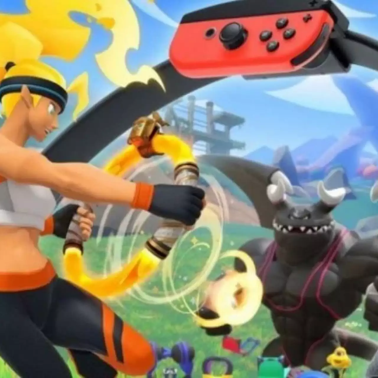 Уже скоро на Switch выйдет игра Ring Fit Adventure про фитнес и дракона с мускулами