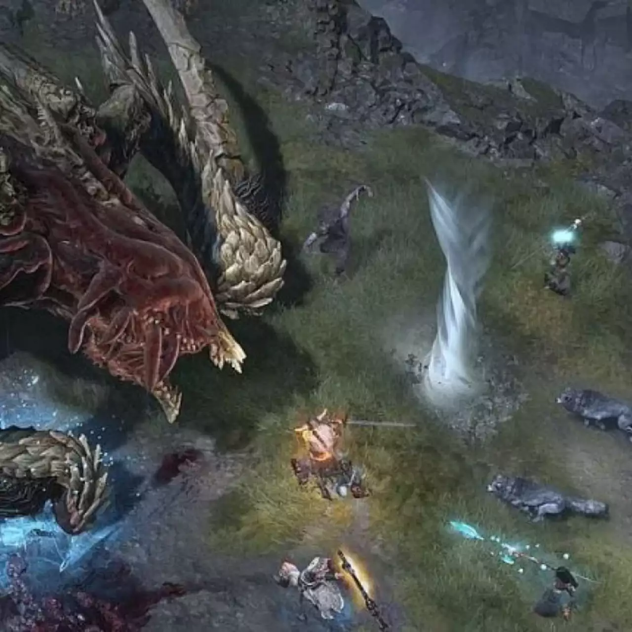 Очень много геймплея Diablo 4 — огромный босс, драки и литры крови