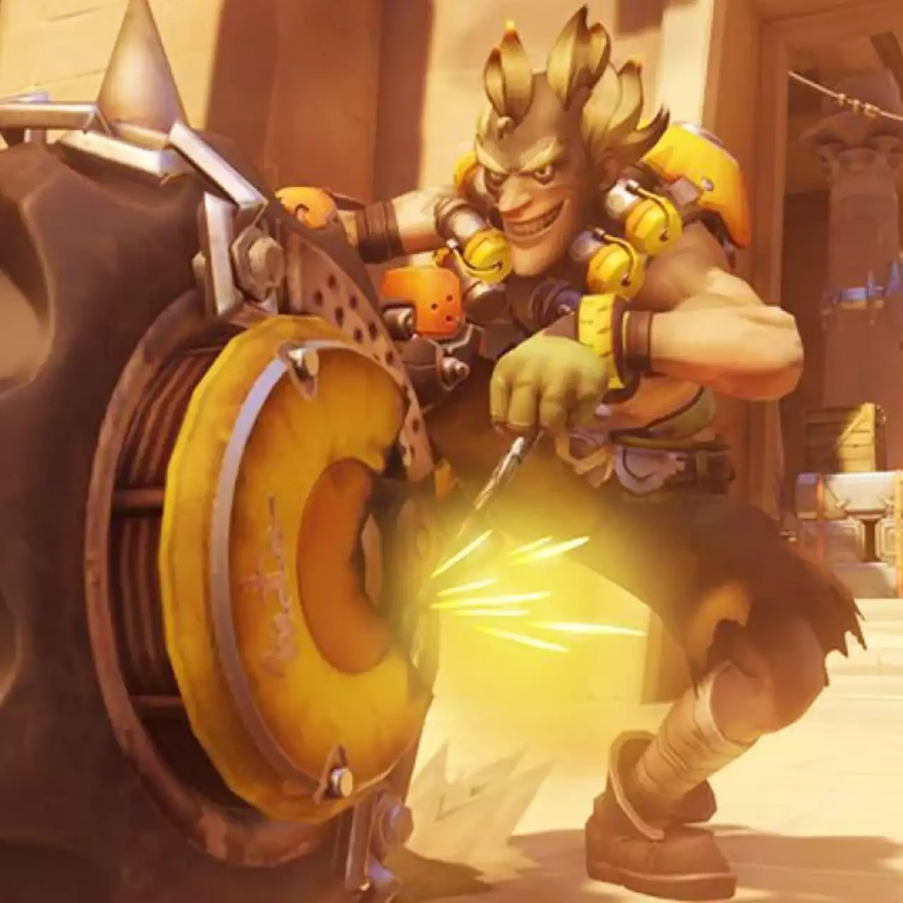 Умелец создал колесо Крысавчика из Overwatch и разрушил с его помощью забор Умелец создал колесо Крысавчика из Overwatch и разрушил с его помощью забор