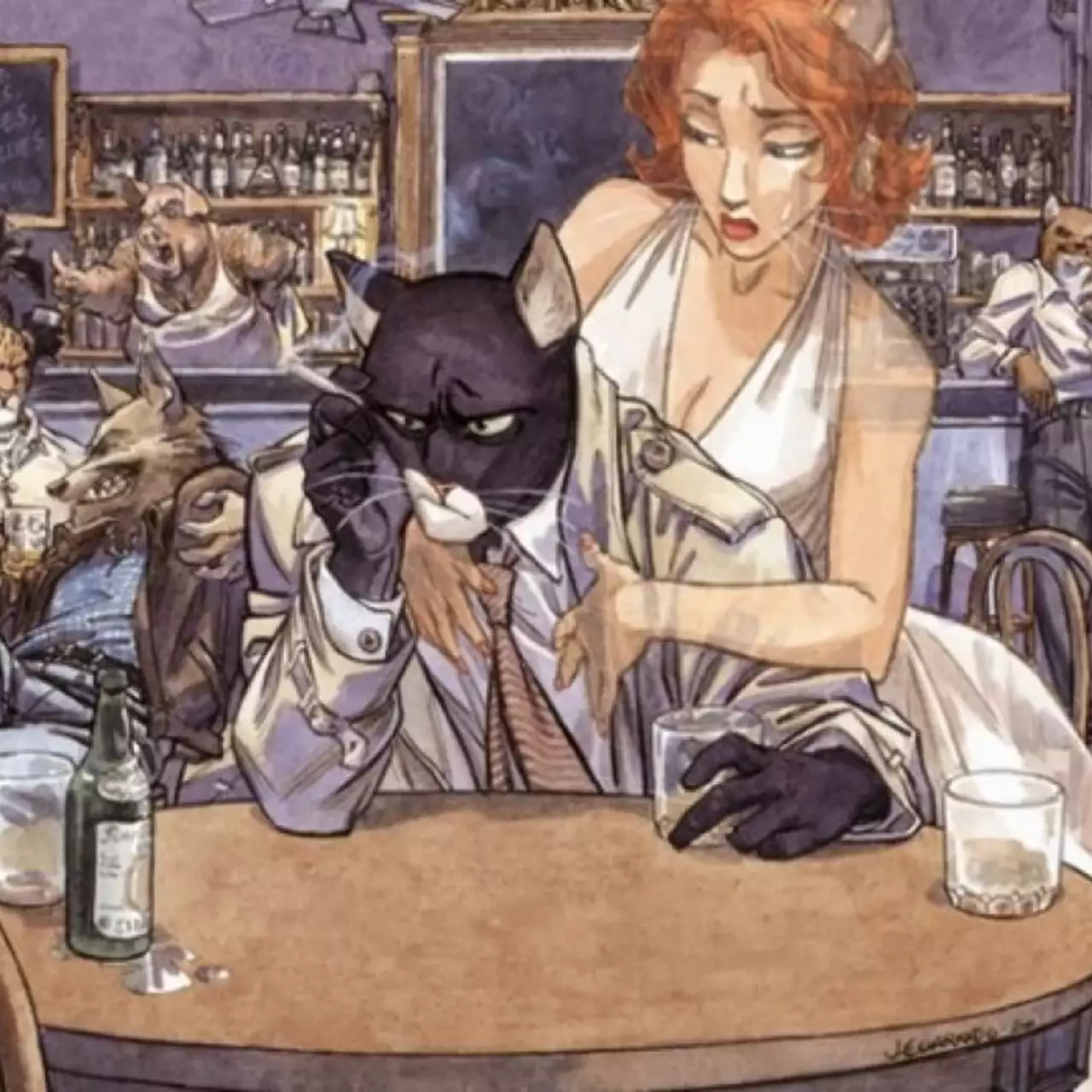 Прохождение BLACKSAD: Under the Skin — все важные решения и коллекционные предметы Прохождение BLACKSAD: Under the Skin — все важные решения и коллекционные предметы
