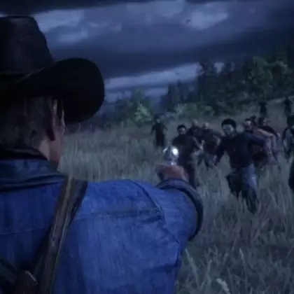 Моддеры устроили в RDR2 зомби-апокалипсис. Правда, не совсем обычный — видео