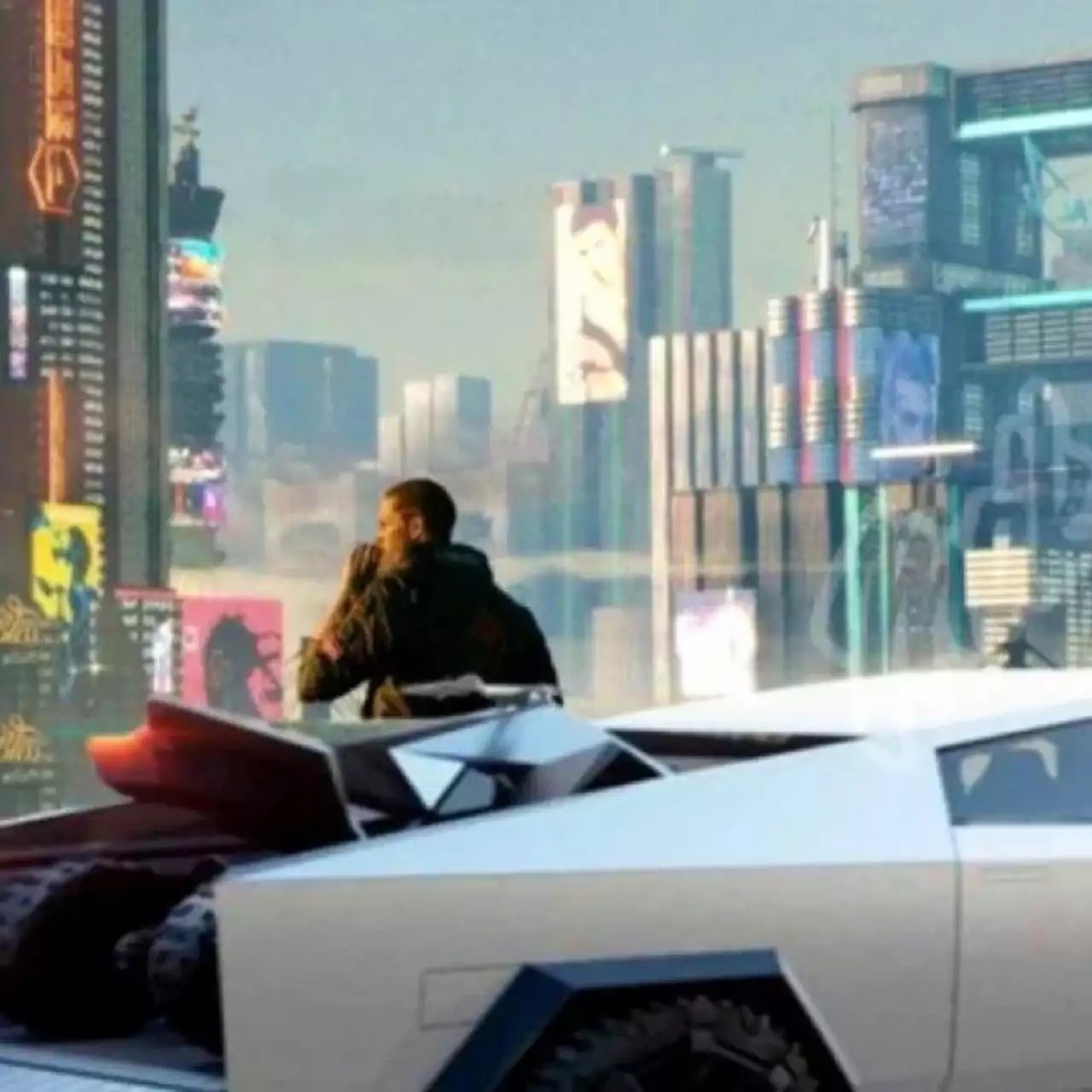 Cybertruck Илона Маска теперь может появиться в Cyberpunk 2077