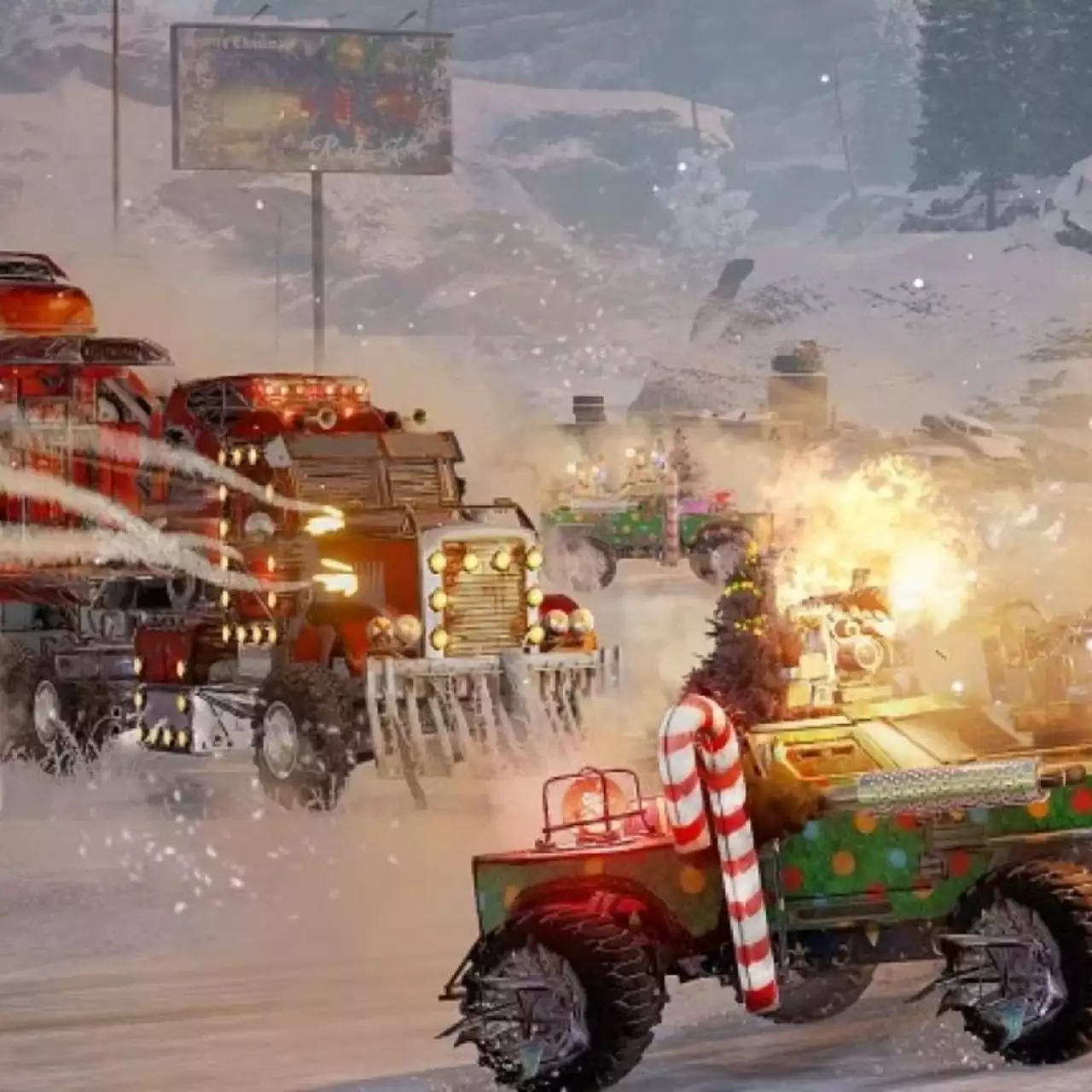 В Crossout заработало новогоднее обновление «Снежная буря» В Crossout заработало новогоднее обновление «Снежная буря»