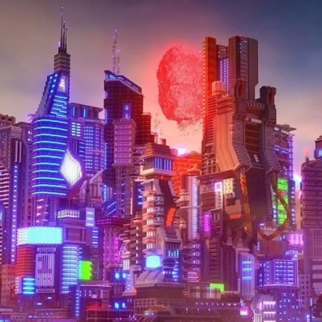 В Minecraft построили огромный город, вдохновленный Cyberpunk 2077. Выглядит потрясающе! В Minecraft построили огромный город, вдохновленный Cyberpunk 2077. Выглядит потрясающе!