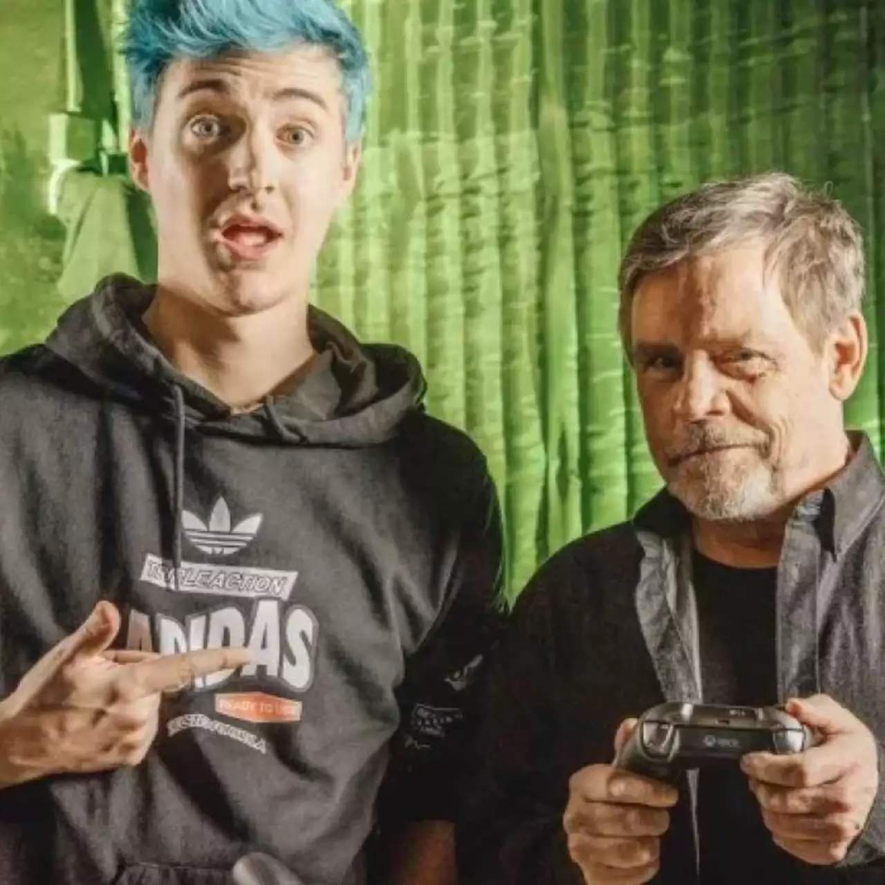 Главный джедай Марк Хэмилл и популярный стример Ninja сыграли в Fortnite — видео Главный джедай Марк Хэмилл и популярный стример Ninja сыграли в Fortnite — видео