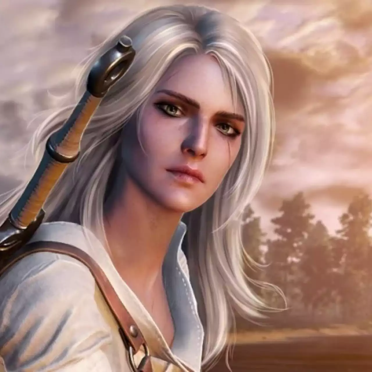 Цири из The Witcher 3 оголили грудь и сделали из нее дриаду — 18+ Цири из The Witcher 3 оголили грудь и сделали из нее дриаду — 18+