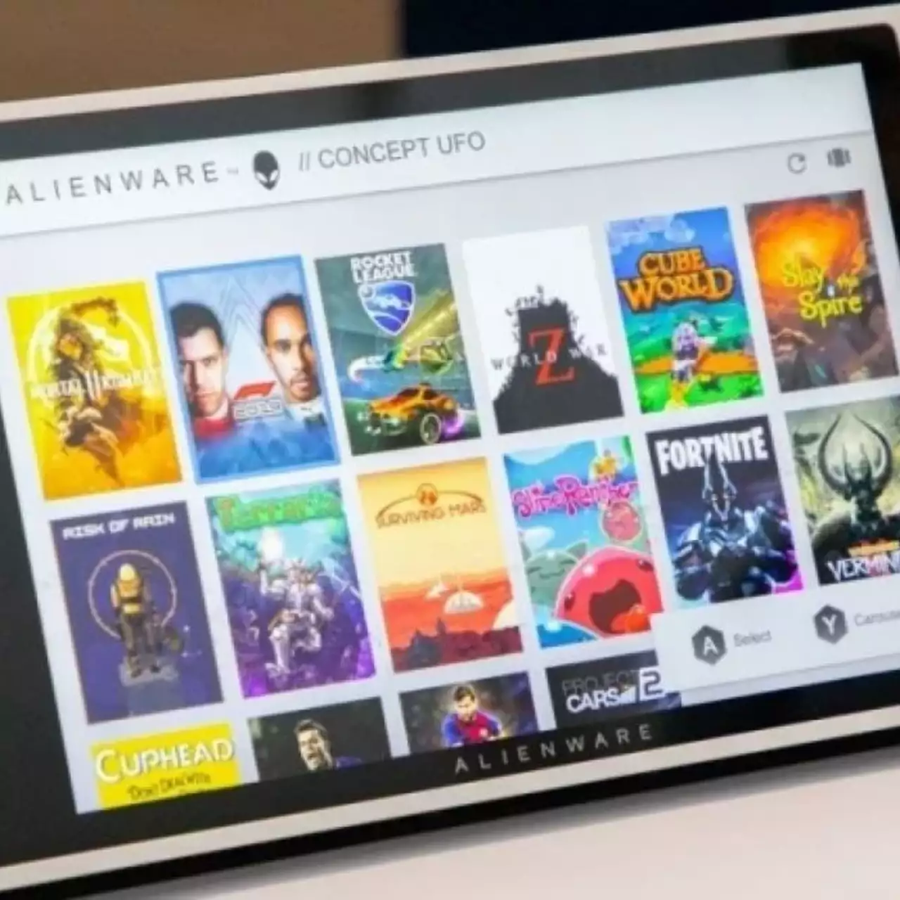 Alienware представила клон Nintendo Switch — Concept UFO Alienware представила клон Nintendo Switch — Concept UFO
