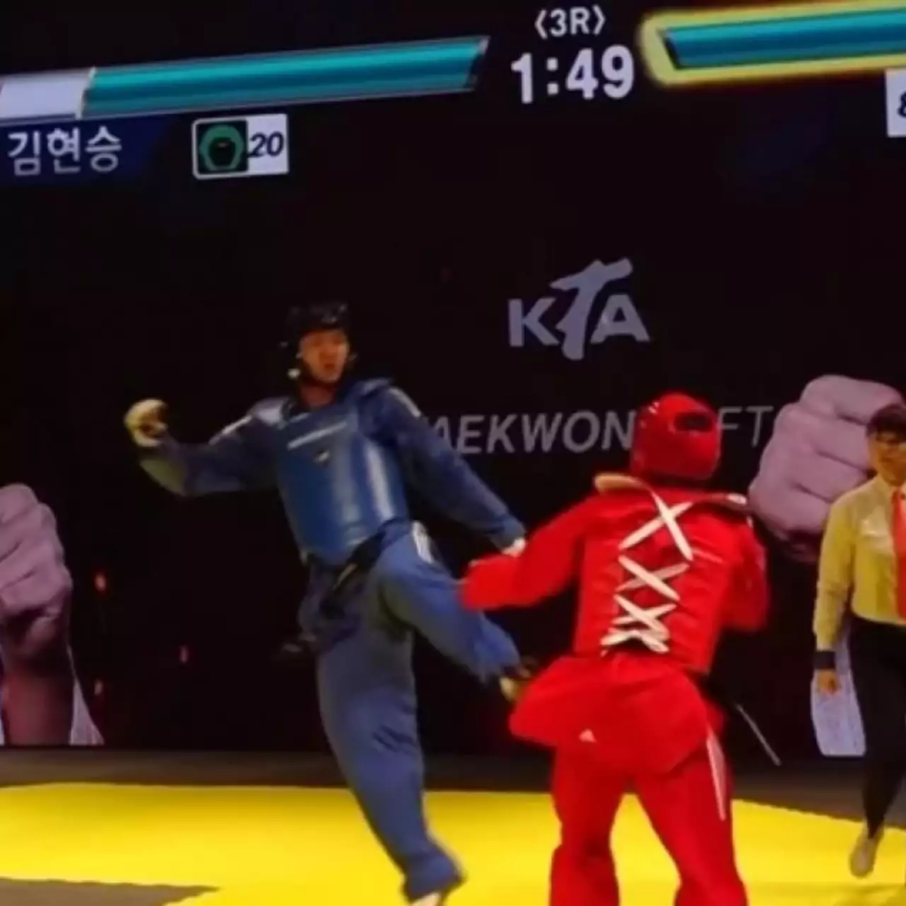 Очки здоровья в стиле Tekken и Mortal Kombat добавили в реальные соревнования по тхэквондо Очки здоровья в стиле Tekken и Mortal Kombat добавили в реальные соревнования по тхэквондо
