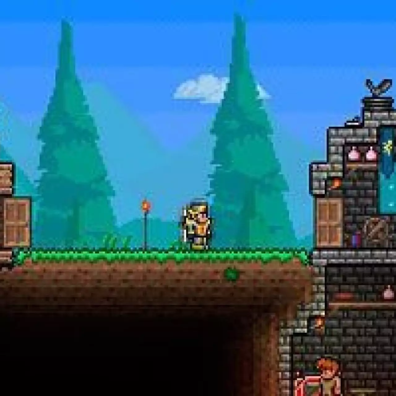 Трейлер консольного геймплея Terraria Трейлер консольного геймплея Terraria