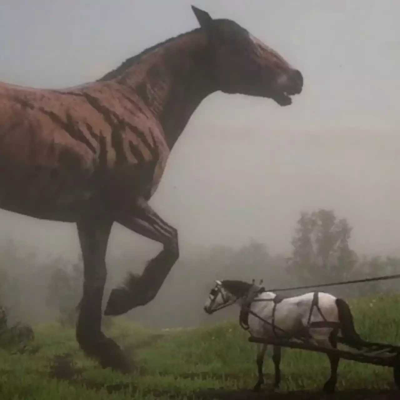 В Red Dead Online появляются гигантские лошади. Игра внезапно стала похожа на Shadow of the Colossus В Red Dead Online появляются гигантские лошади. Игра внезапно стала похожа на Shadow of the Colossus