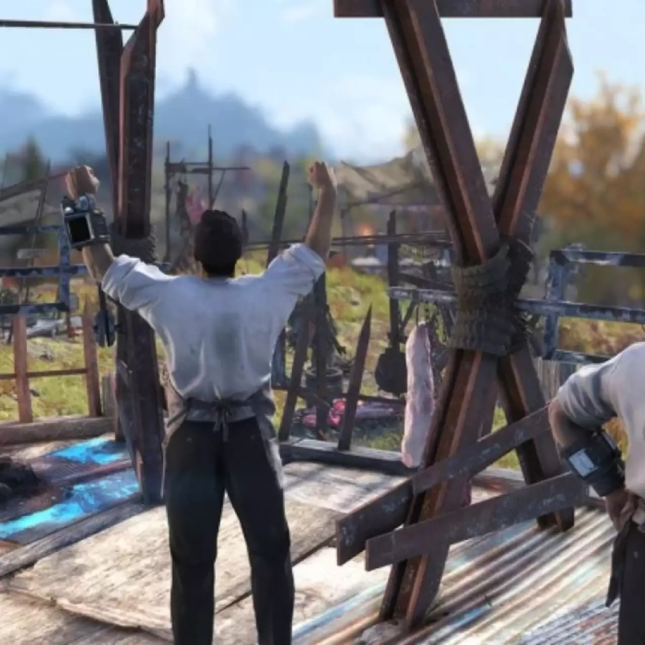 Игроки в Fallout 76 создали пушку, стреляющую мясом