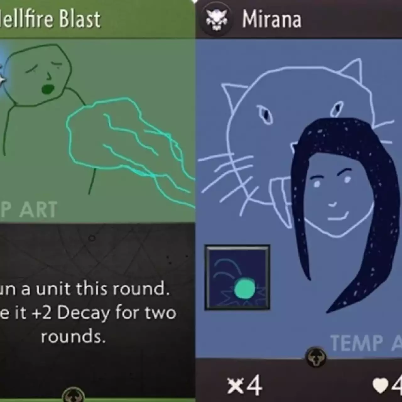 Valve показала новые карты Artifact с уморительным дизайном — их будто нарисовали в Paint