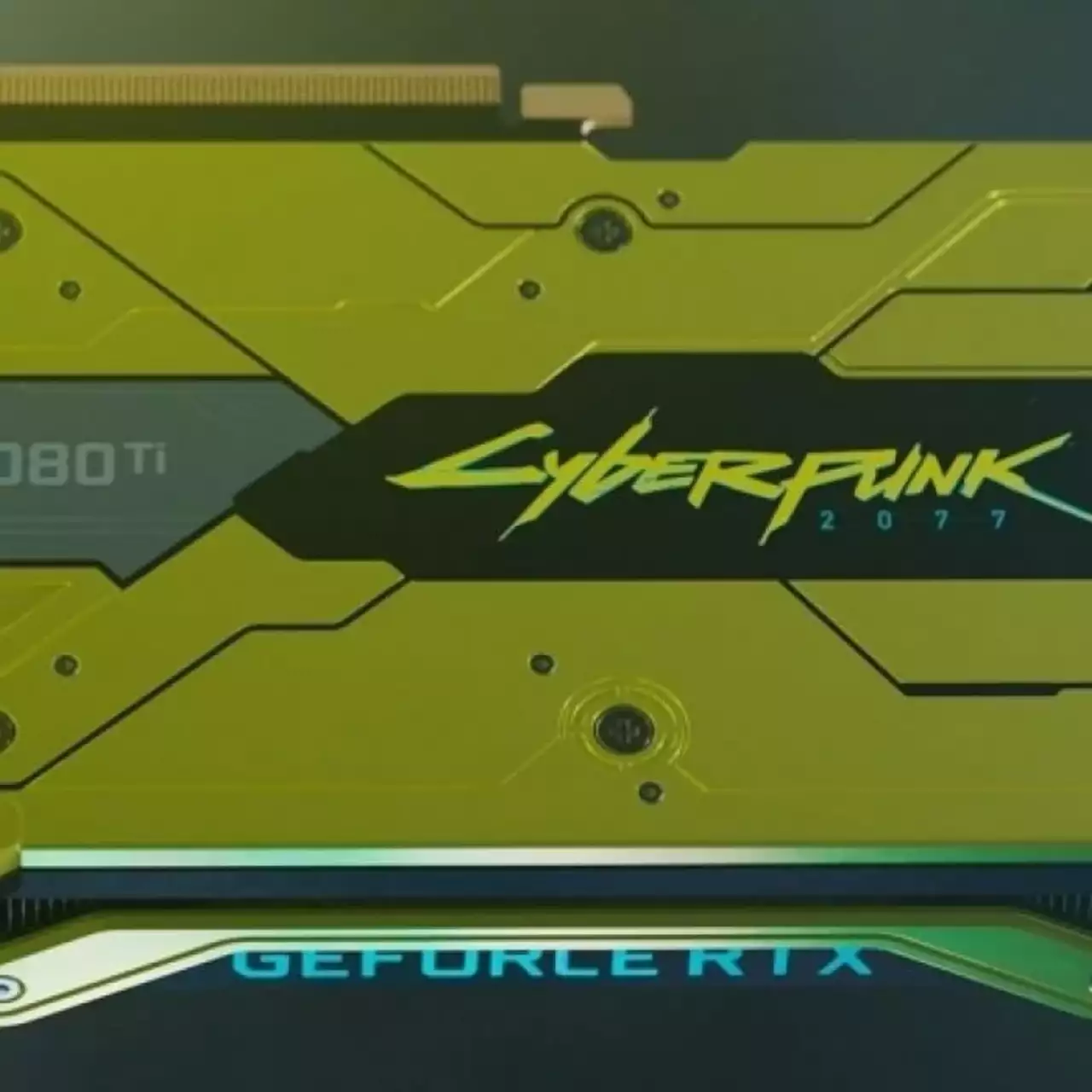 Видеокарты GeForce RTX 2080 Ti по мотивам Cyberpunk 2077 начали продавать в интернете. Цены доходят до 440 тыс рублей Видеокарты GeForce RTX 2080 Ti по мотивам Cyberpunk 2077 начали продавать в интернете. Цены доходят до 440 тыс рублей