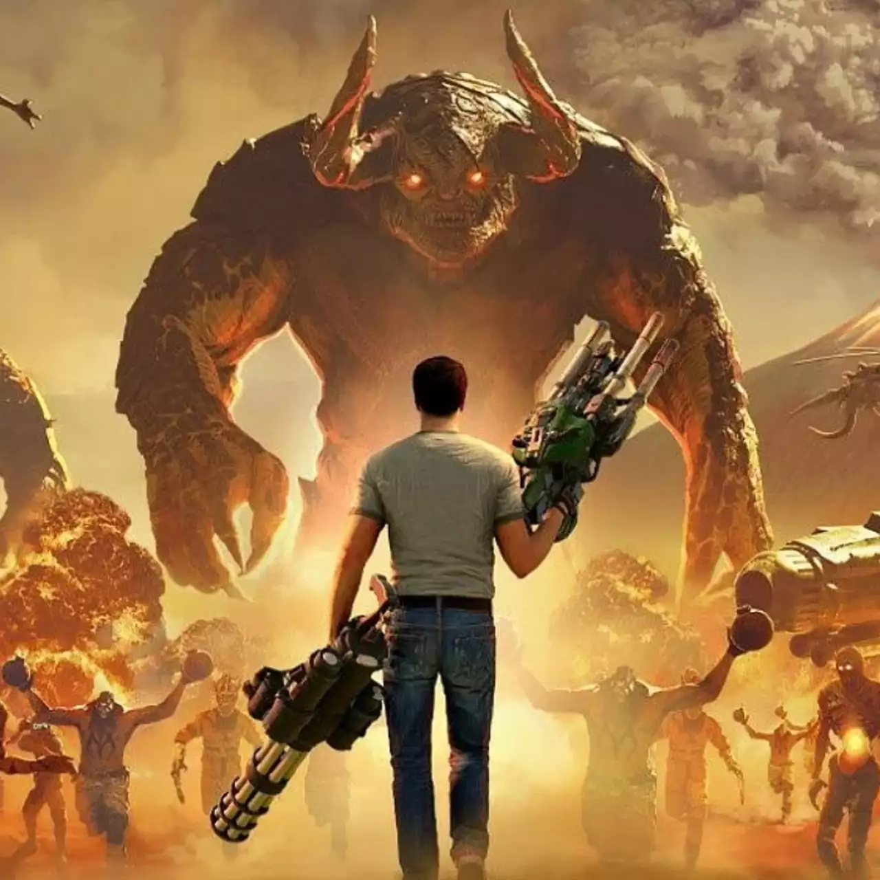 Авторы Serious Sam 4 показали новое оружие в свежем геймплее Авторы Serious Sam 4 показали новое оружие в свежем геймплее
